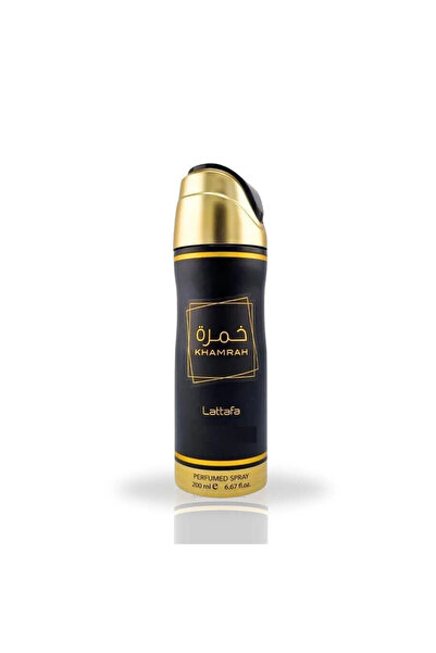 lattafa KHAMRAH PERFUMED DEODORANT SPRAY 200ML (UNISEX)