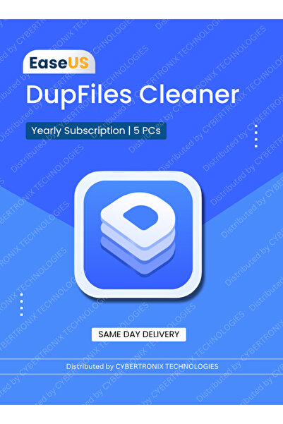 EaseUS اشتراك سنوي لبرنامج DupFiles Cleaner (5 أجهزة كمبيوتر) |   5 أجهزة لمد...