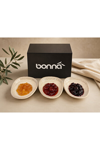 Bonna 3'lü Galata Vago Kase 7,5*9,5 cm sos/meze/kahvaltı/reçel/aperatif