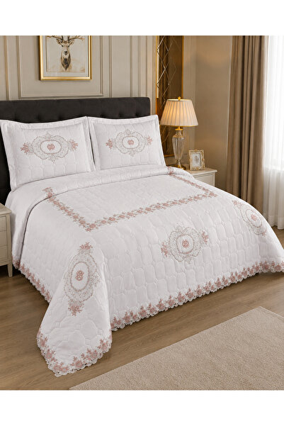 BELENAY HOME Belenay Embroidered Quilted Double Bedspread