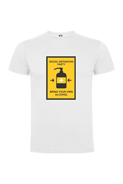 iLovePrints Distanced Artistic Booze Bash Tshirt