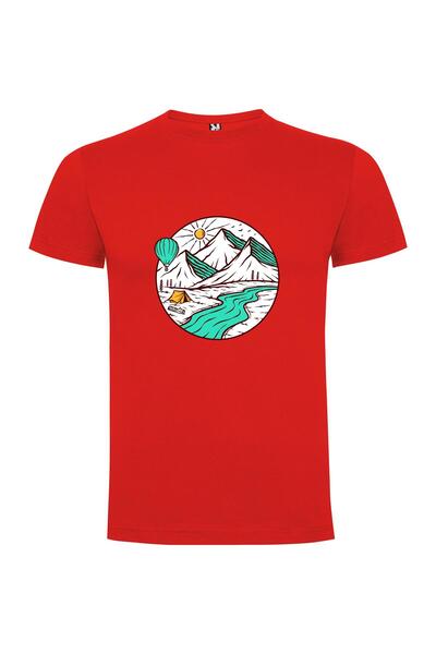 iLovePrints Mountain Air Balloons Tshirt