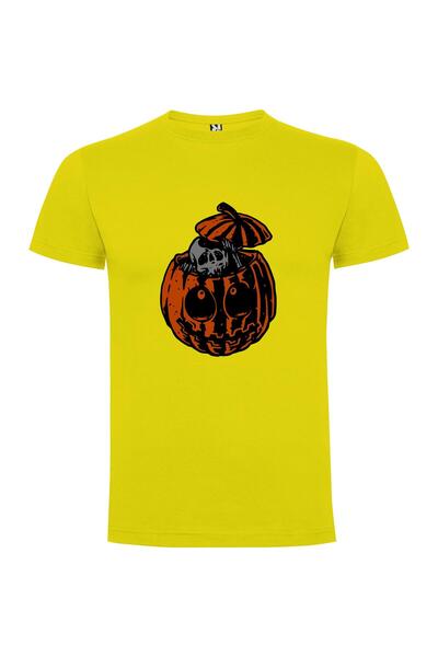 iLovePrints Gloomcore Pumpkin Skull Tshirt