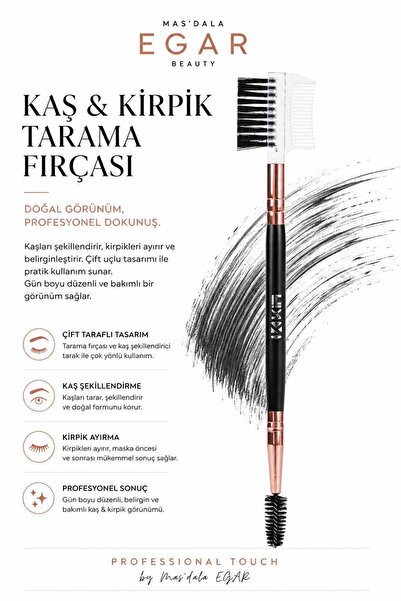 Mas'dala EGAR Eyebrow Eyelash Brush Comb Professional Styling Care Kit Double...