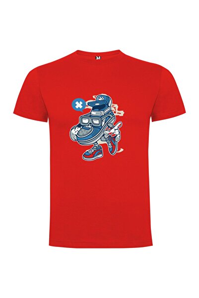 iLovePrints Skatebot Gangsta Mascot Tshirt