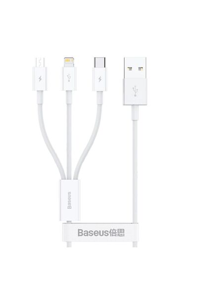 Baseus Καλώδιο Δεδομένων (P10320105221-01) - USB σε Type-C, Lightning, Micro-...