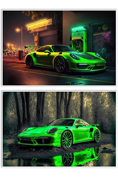 ESSESORIES 911 GT Turbo Auto Men Aesthetic Poster Wall Art Room Decor Self Ad...
