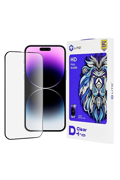Lito D+ Pro Clear - iPhone 14 Pro Max - Μαύρο