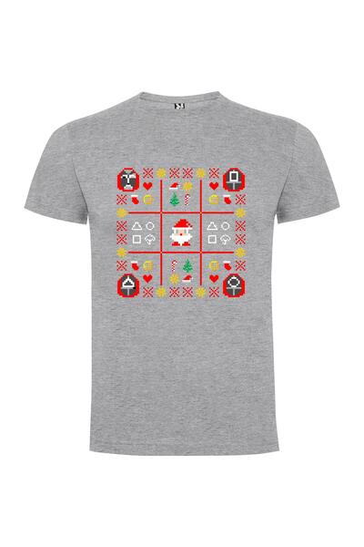 iLovePrints Pixelated Santa Stitch Tshirt