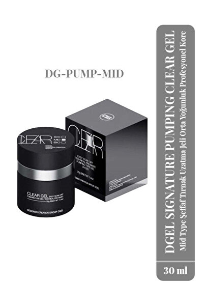 Gelista DGel Pumping Clear Gel MID Type Şeffaf Tırnak Uzatma Jeli