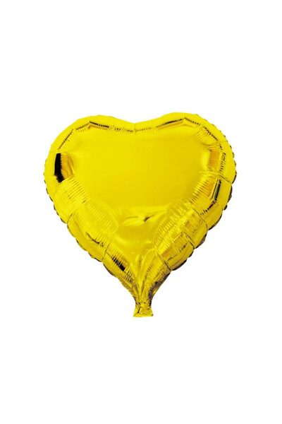 MP Mirific Party Balon folie în formă de inimă, auriu, 45 cm