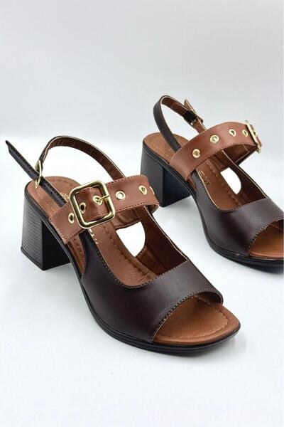 DefHeel'e Women's Sandals with Troc-Style Belt Detail and Heels