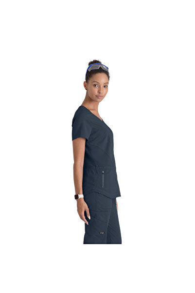 Barco Grey’S Anatomy Grst124 Carly Women’S Scrubs Single Top – Imported, Ligh...