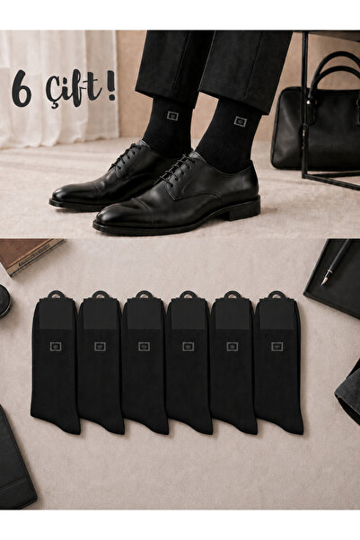 ck socks 6 Pairs of Black Men's Socks |   Cotton, Breathable, Anti-Sweat