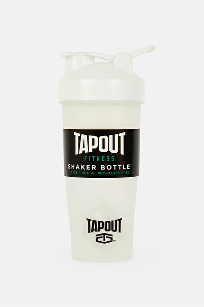 Tapout Shaker Bottle 591ml, Transparent