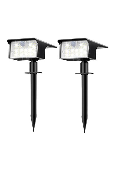 Choice 0-5W 2PACK-cold white Solar Spot Lights Outdoor Motion Sensor, [62 LED...