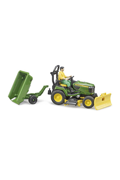 Bruder Oyuncak John Deere Çim Biçme Traktörü Ve Bahçıvan BR62104