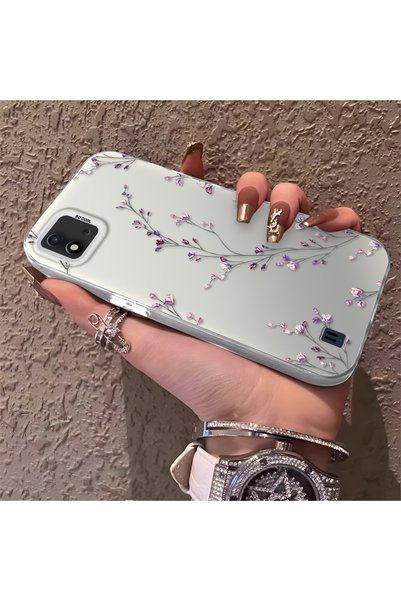 CHICASELUX Realme C20/C20A Compatible Slim Branch Flower Case, Wear-Resistant...