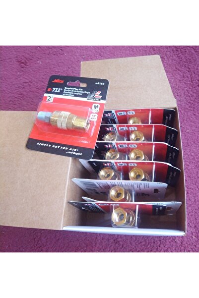 Generic Box Quantity 10 Pieces Copper Air Coupler 711 Milton American