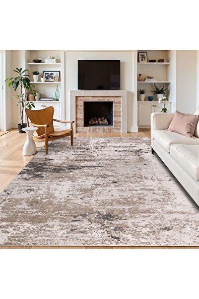 Dotail Covor pentru living, design abstract modern, ultra-subțire, lavabil, a...