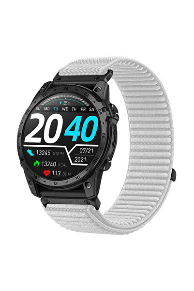 Choice44 حزام نايلون QuickFit 22 مم أبيض لؤلؤي 26 مم 22 مم 20 مم لساعات Fenix...