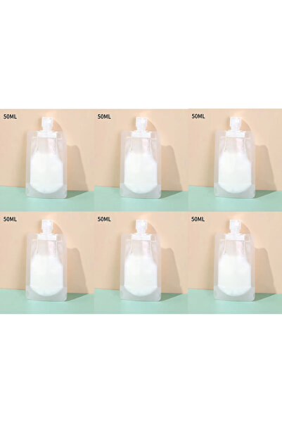 Choice6 6pcs 50ml 2-10Pcs Shampoo Makeup Fluid Sub Bottle Packaging Bottle Po...