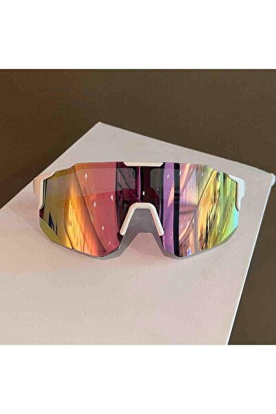 Choice White Pink Cycling Glasses for Men Uv400 Cycling Shades Bike Sunglass ...