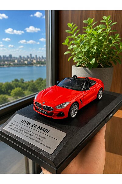 scntoys Bmw Z4 M40İ Diecast Model Car with Box and Special Stand 1:26 Scale B...