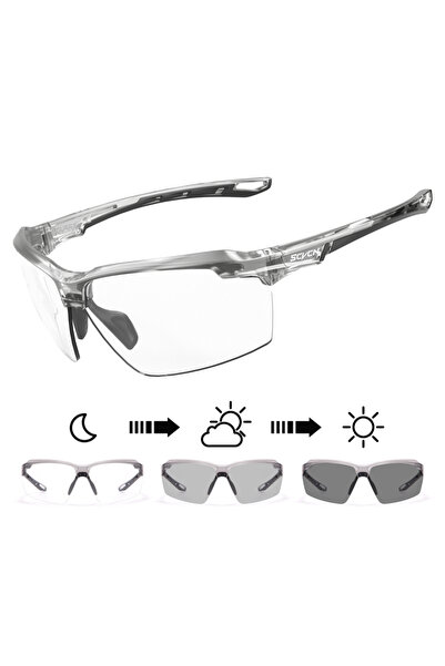 choice2 Photochromic-06 SCVCN Photochromic Cycling Glasses Outdoor Running Su...