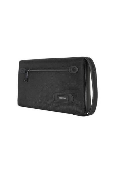 Assoda Men's elegant canvas handbag | Organizer for items and mobile holder from