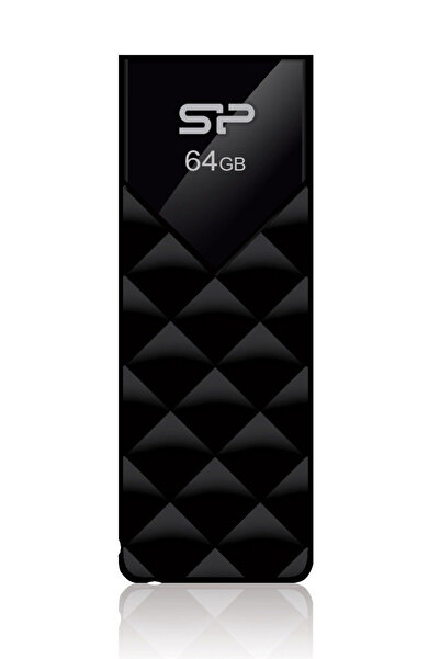 Silicon Power USB Flash Ultima U03, 64GB, USB 2.0, μαύρο