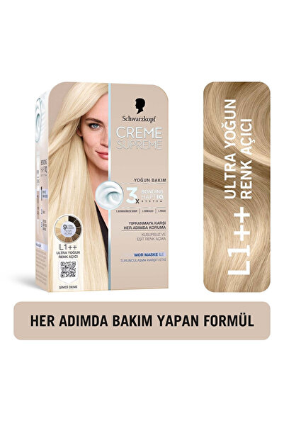Creme Supreme Saç Boyası Ultra Yoğun Renk Açıcı — Kalıcı Renk, Profesyonel So...