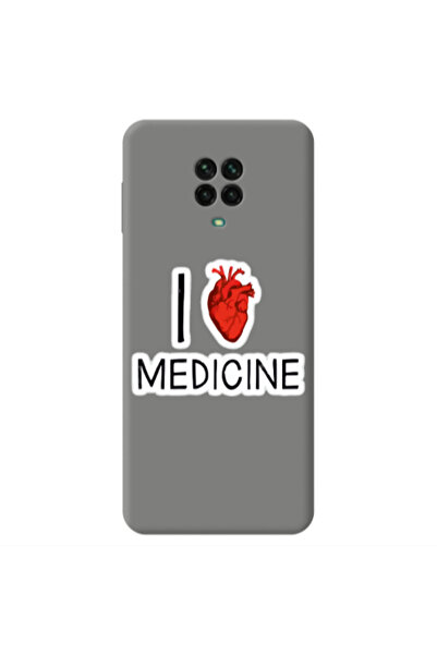 Other Xiaomi Redmi Note 9 Pro I Love Medicin Grey Colored Silicone TPU Θήκη