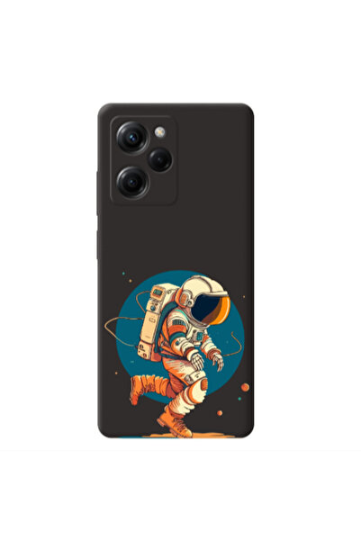 Other Xiaomi Poco X5 Pro Run Space Black Colored Silicone TPU Θήκη
