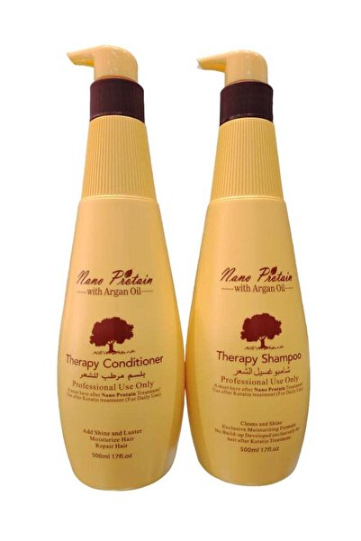 nano protain Nano Protein Argan Shampoo 500ml & Argan Conditioner 500ml Speci...