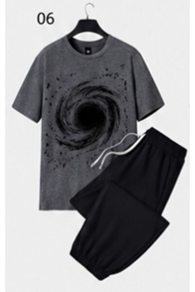 bellanova Unisex Oversize Σετ με Σορτς και Κοντομάνικο T-shirt, Άνετη Εφαρμογ...