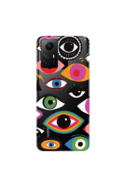 Other Xiaomi Redmi Note 12s Colorful eyes Transparent Silicone TPU Θήκη