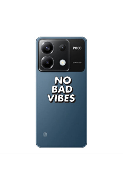 Other Xiaomi Poco X6 5G No bad vibes Transparent Silicone TPU Θήκη