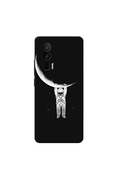 Other Xiaomi Poco F5 Pro Swinging on the moon Transparent Silicone TPU Θήκη