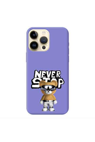 Other Apple iPhone 13 Pro Max Never stop Purple Colored Silicone TPU Θήκη