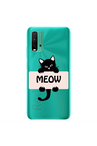 Other Xiaomi Redmi 9T Meow Transparent Silicone TPU Θήκη