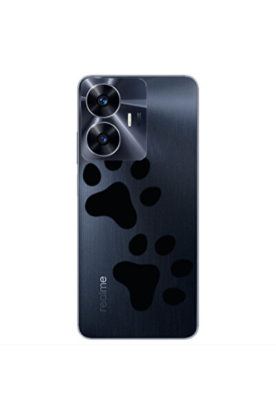 Other Realme Note 50 Paws Transparent Silicone TPU Θήκη