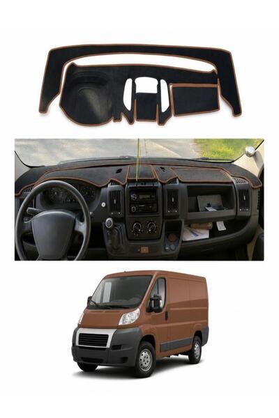 e-biz Fiat Ducato X250 (2006-2014) Uyumlu Torpido Koruma Örtüsü Oto Kılıfı Si...