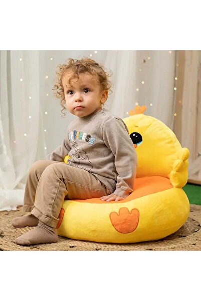 Golden Buffalo Çocuk Koltuğu Bebek Koltuğu Oturma Minderi Peluş Kedi Minderi
