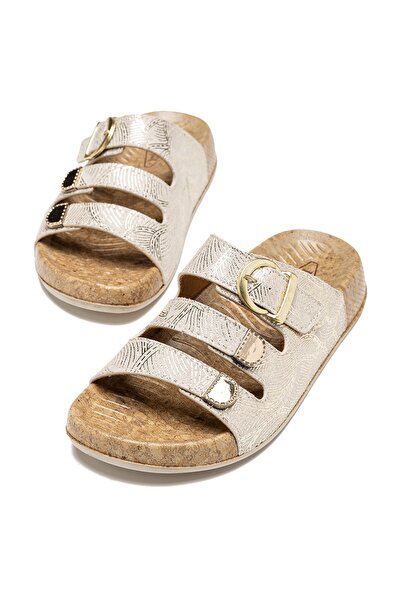 lady classy Women's Special Laser-Embroidered Buckle Daily Comfortable Anatom...