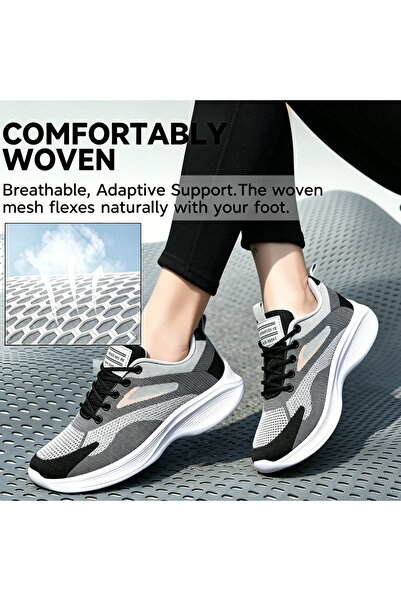 SOSENFER Women's outdoor shoe, durable, lace-up, and with a Soft Sole