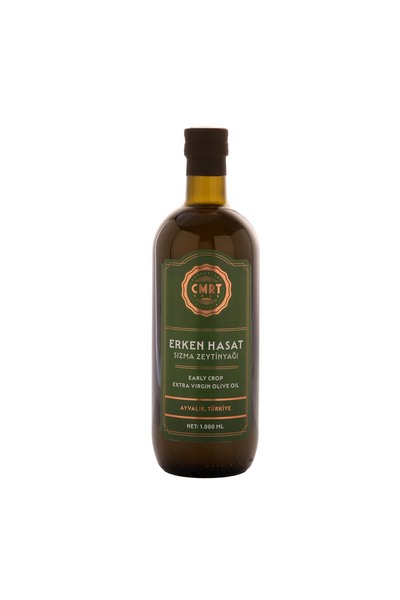 CMRT ZEYTİN VE ZEYTİNYAĞI 1lt Erken Hasat Naturel Sızma Zeytinyağı