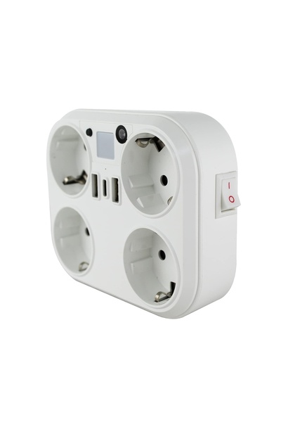 OEM Adaptor de priza Gelux cu 4 prize si porturi USB – Eficienta si siguranta...