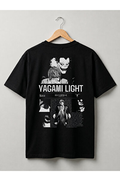 Grafftee Clothing Tricou casual unisex din bumbac premium cu design anime Dea...