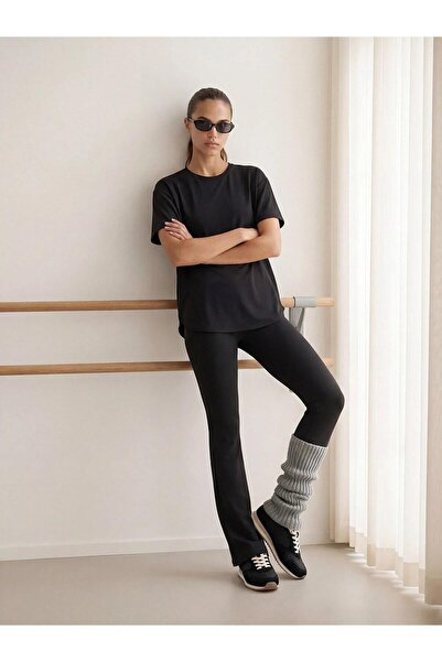 LC Waikiki Elastic Waist Spanish Leg Women's Sports Leggings (S6)